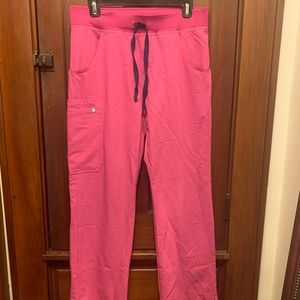 FIGS Yola Scrub Pants in Electric Orchid